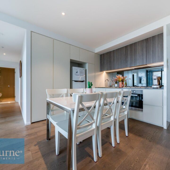 Kitchen and dining area