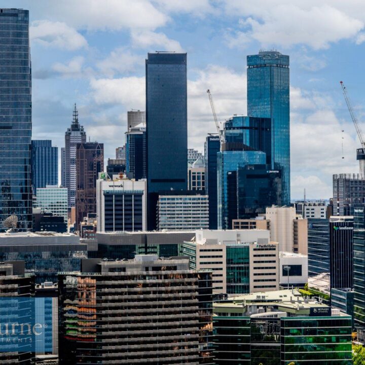 City views to the CBD