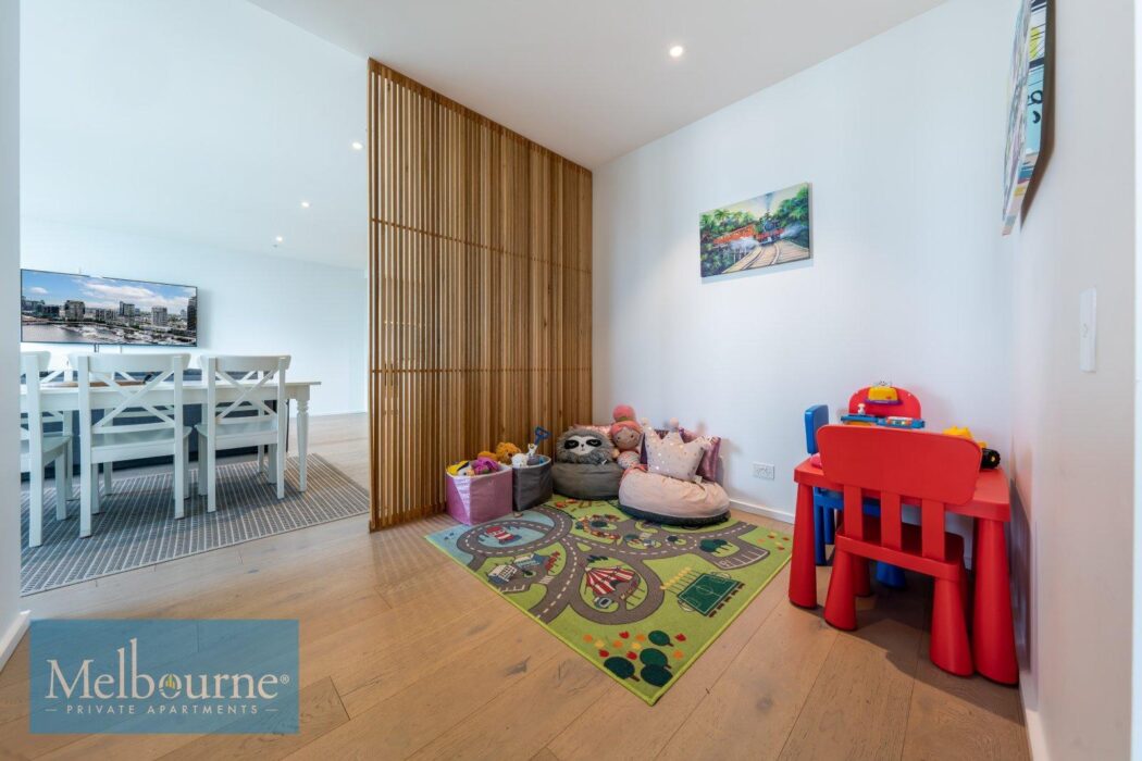 3 bedroom family apartment with kids area