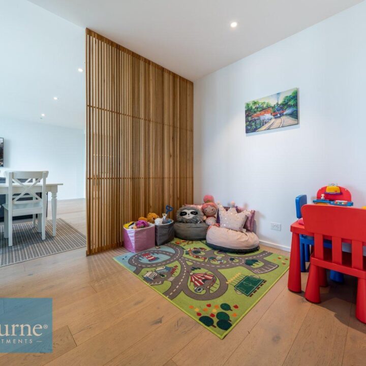 3 bedroom family apartment with kids area