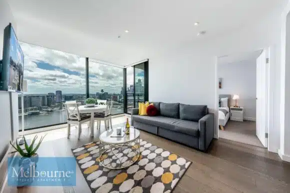 2 Bedroom Weekly Apartment Rentals in Melbourne’s Docklands – Comfort, Luxury & Location
