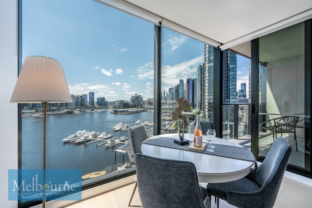 Melbourne 2 bedroom 2 bathroom apartments with harbour views