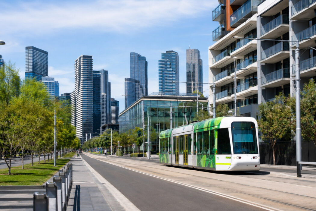 Docklands corporate accommodation on Collins Street with tram access to Melbourne CBD